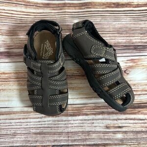Thereabouts Brown Memory Foam Fisherman Sandals Toddler Size 7 NWOT